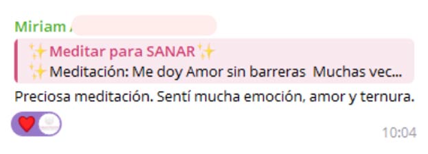 Testimonio de alumna